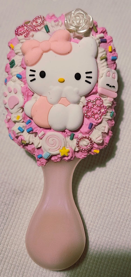Kitty Theme Mini Travel  Hair Brush – Cute, Durable & Gentle for All Hair Types
